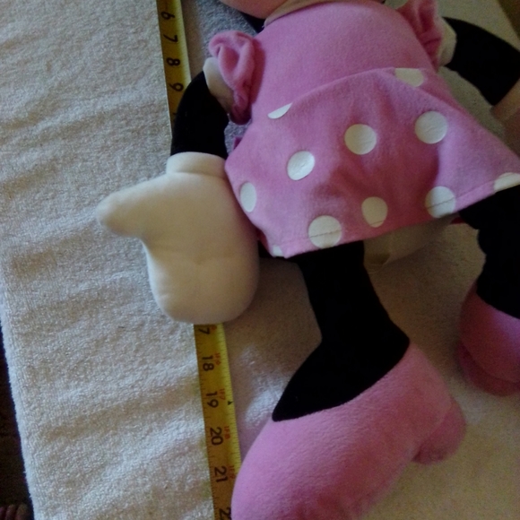 Disney Minnie Mouse Pink Polka Dot Dress 23" Plush Doll Stuffed Toy Dream Int'l - Picture 6 of 7